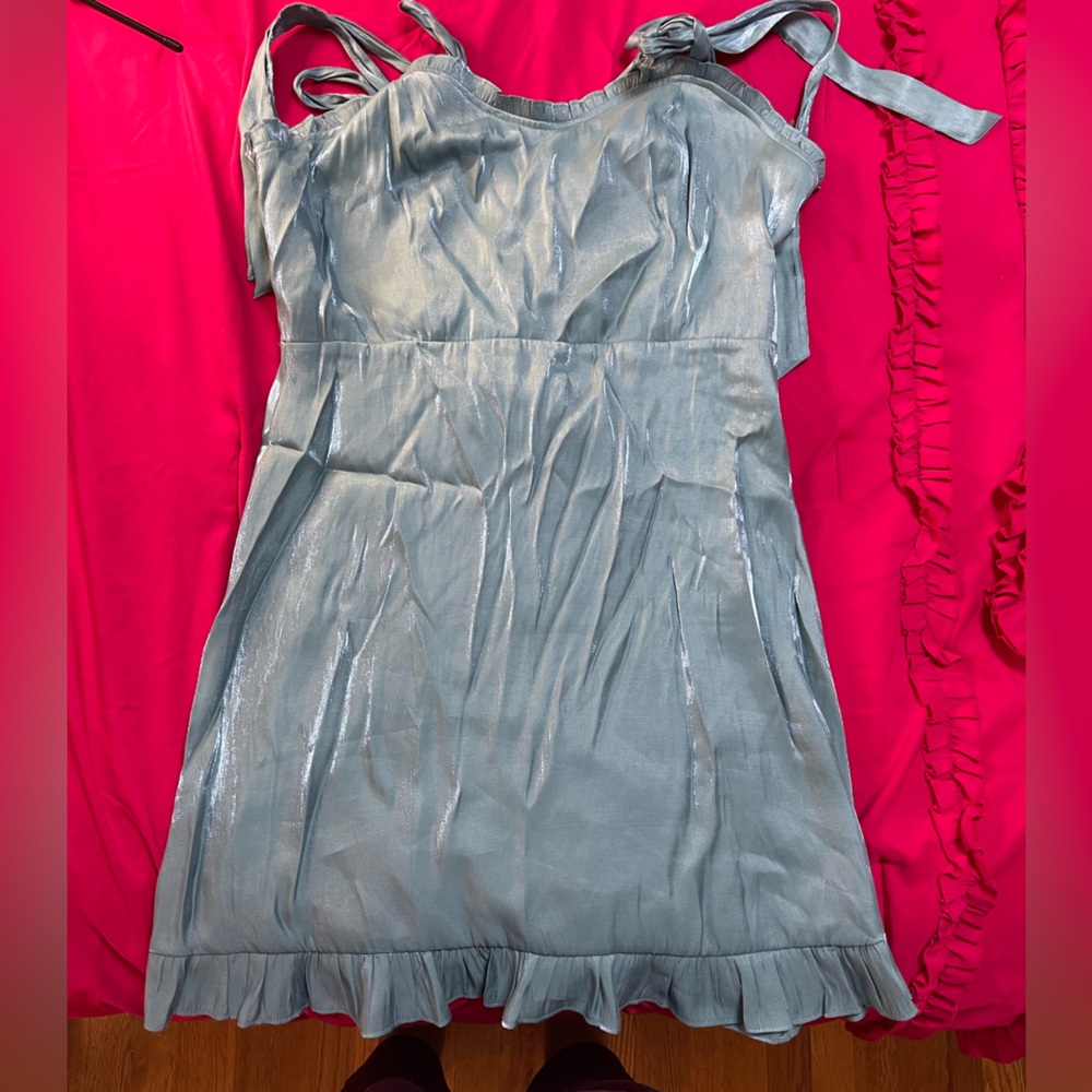 Tied straps dress